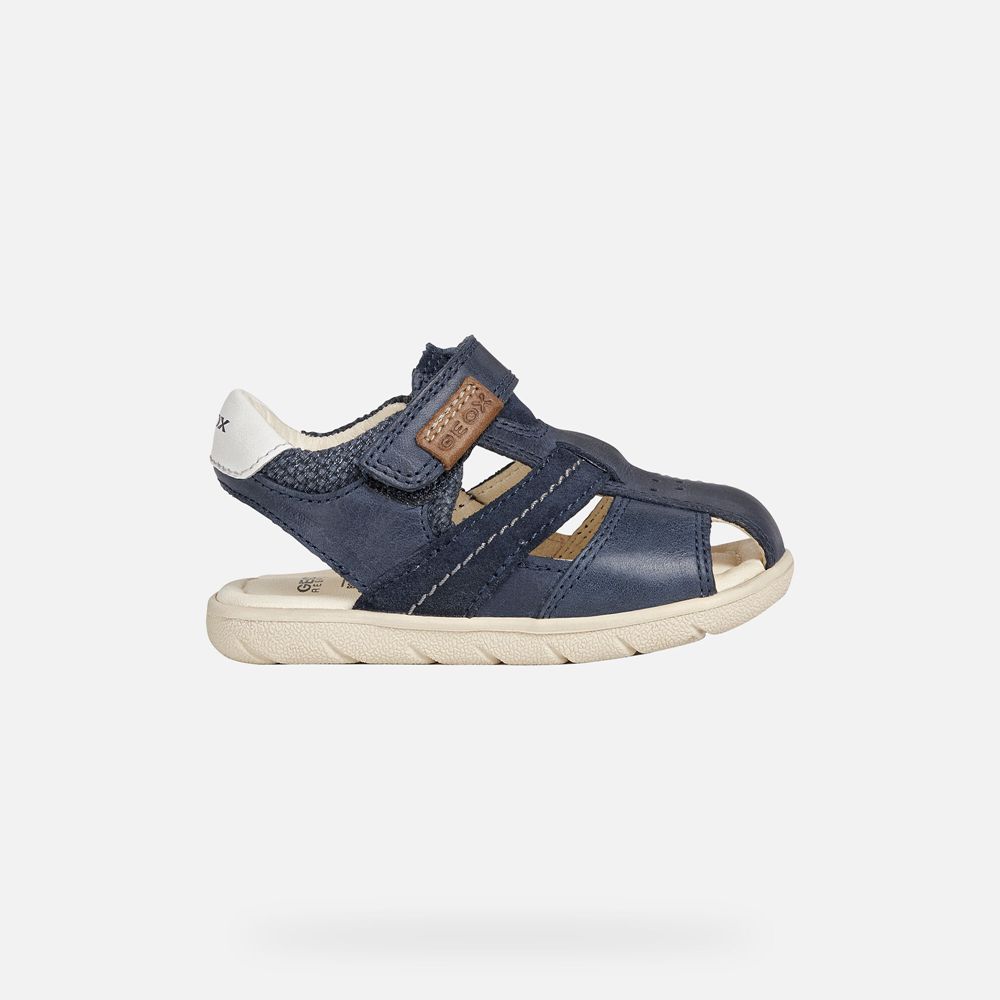 Sandales Geox Alul Boy - Bleu Marine - Bebe 861730-QWL